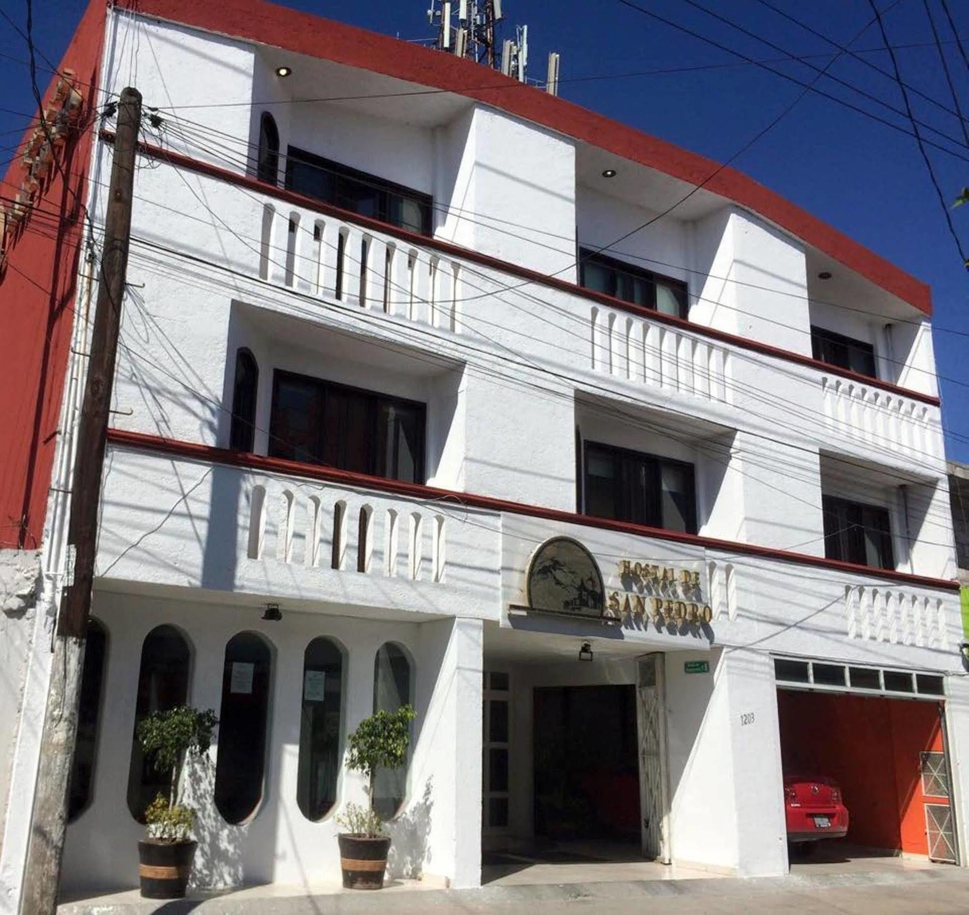 Hostal De San Pedro Чолула Экстерьер фото